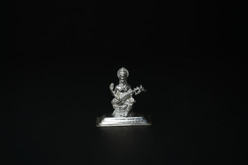 Pure Silver Saraswathi Devi Idol 11.98 grams